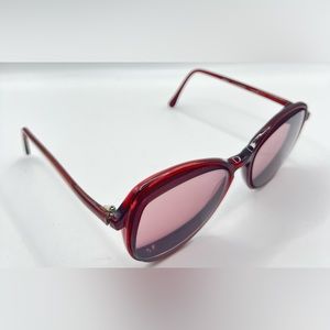 Vintage REM CABO Burgundy Oval Sunglasses Frames Only